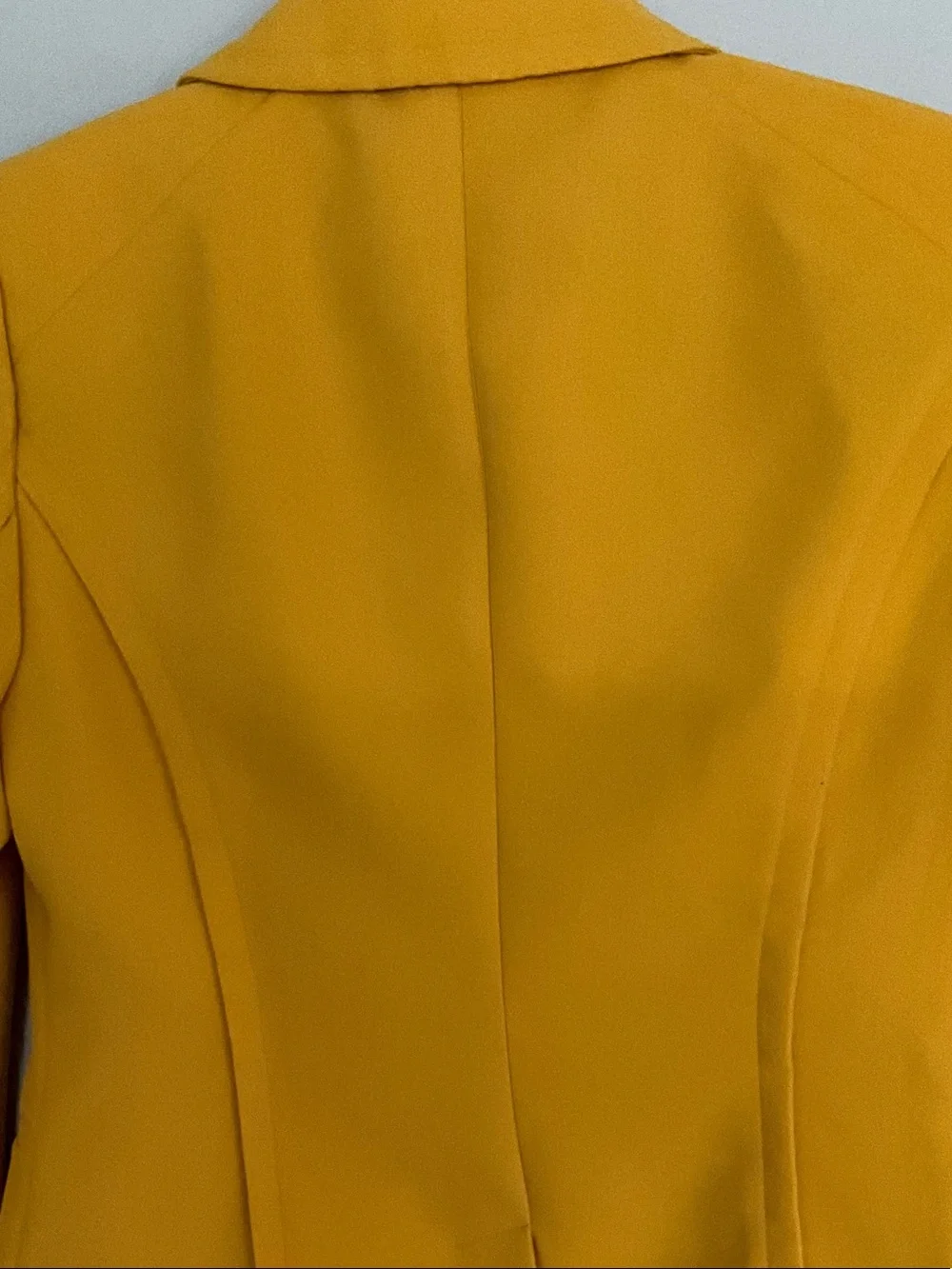 INC International Concepts Mustard Yellow Shawl Collar Blazer